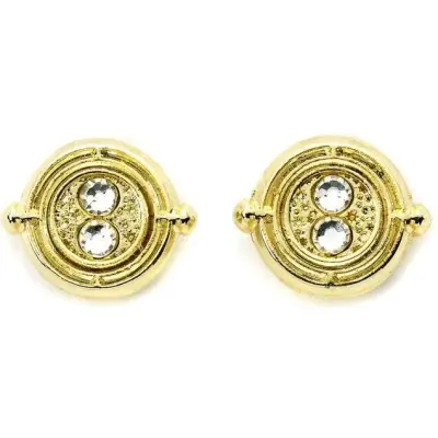 Harry Potter Stiftörhängenset - Zeitumkehrer - för Dam - guldfärgad