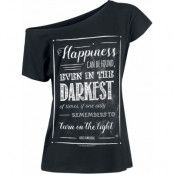 Harry Potter T-shirt - Albus Dumbledore - Happiness Can Be Found - S 5XL - för Dam - svart