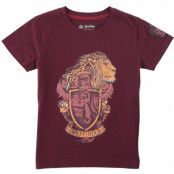 Harry Potter T-shirt - Barn - Gryffindor - 158/164 - för barn - mörkröd