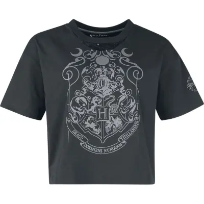 Harry Potter T-shirt - Dark Academia Nocturnal Stroll at Hogwarts - S XXL - för Dam - svart