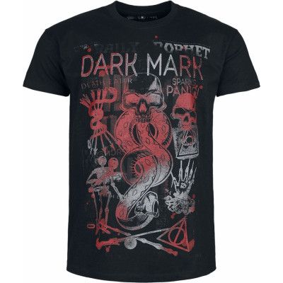 Harry Potter T-shirt - Dark Mark - S L - för Herr - svart