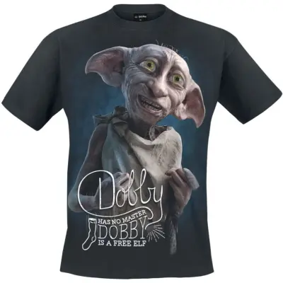 Harry Potter T-shirt - Dobby - 3XL - för  svart