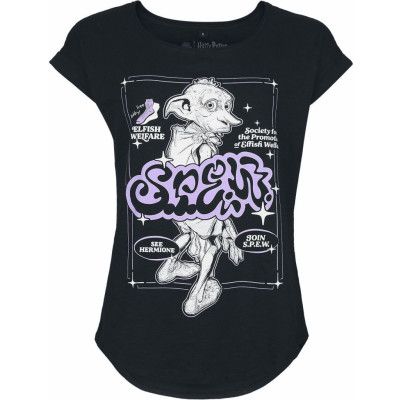 Harry Potter T-shirt - Dobby - S L - för Dam - svart