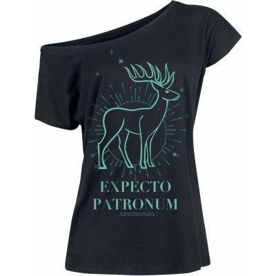 Harry Potter T-shirt - Expecto Patronum - M XL - för Dam - svart