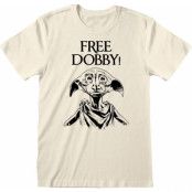 Harry Potter T-shirt - Free Dobby - S XXL - för Herr - creme