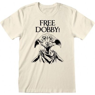 Harry Potter T-shirt - Free Dobby - S L - för Herr - creme