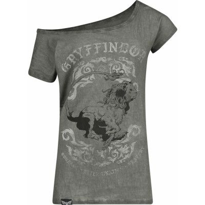 Harry Potter T-shirt - Gryffindor - S XL - för Dam - grå
