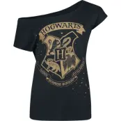 Harry Potter T-shirt - Hogwart's Crest - S XL - för Dam - svart