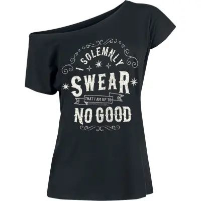 Harry Potter T-shirt - I Solemnly Swear - S XL - för Dam - svart