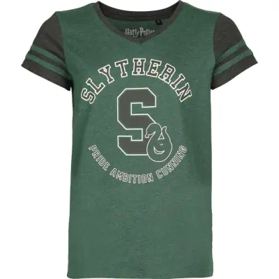 Harry Potter T-shirt - Slytherin College - S XXL - för Dam - grön