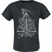 Harry Potter T-shirt - The Deathly Hallows - S XXL - för Herr - svart