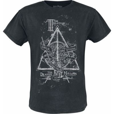 Harry Potter T-shirt - The Deathly Hallows - S XXL - för Herr - svart