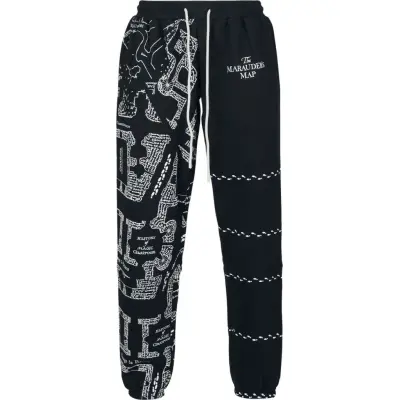 Harry Potter Träningsbyxor - Marauder's Map - S XXL - för  svart