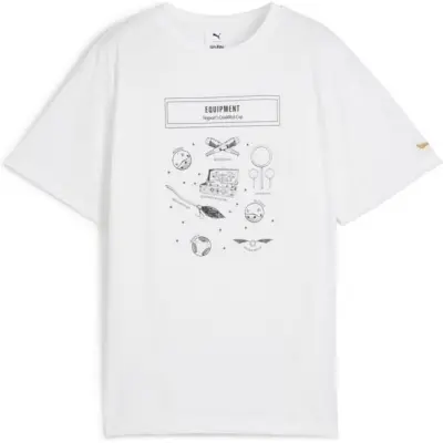 Puma T-shirt - PUMA X HARRY POTTER Relaxed Graphic Tee - 128 176 - för barn - vit