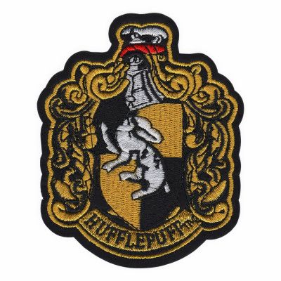 Tygmärke Hufflepuff-Sköld