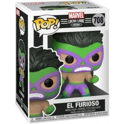 Funko! POP Marvel 708 Lucha Libre El Furioso - Funko! -  Leksaksaffären