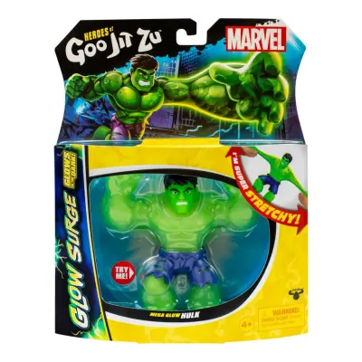 Goo Jit Zu Marvel Glow Surge Hulk - Goo Jit Zu -  Leksaksaffären