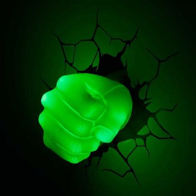 Hulken 3D Vägglampa