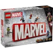 LEGO® MARVEL logotyp och minifigurer 76313