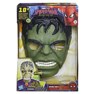 Spiderman Savage Hulk Mask med ljud - Marvel -  Leksaksaffären