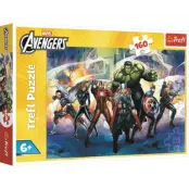 Trefl Marvel Avengers Pussel 160 bitar - Marvel -  Leksaksaffären