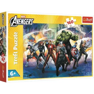 Trefl Marvel Avengers Pussel 160 bitar - Marvel -  Leksaksaffären