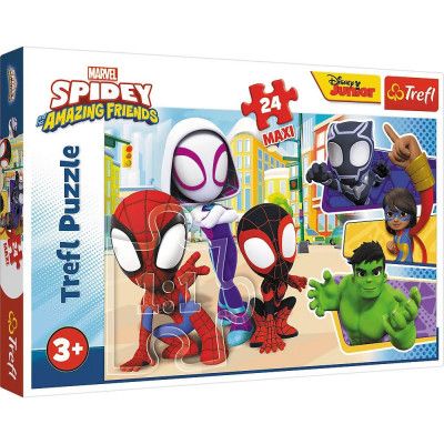 Trefl Marvel Spidey Maxi Pussel 24 bitar - Spiderman -  Leksaksaffären