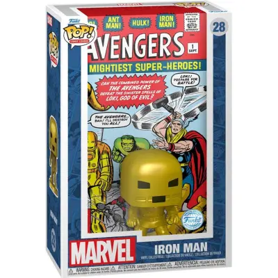 Avengers - Iron Man (Comic Cover) vinylfigur 28 - Funko Pop! - Funko Shop Europe