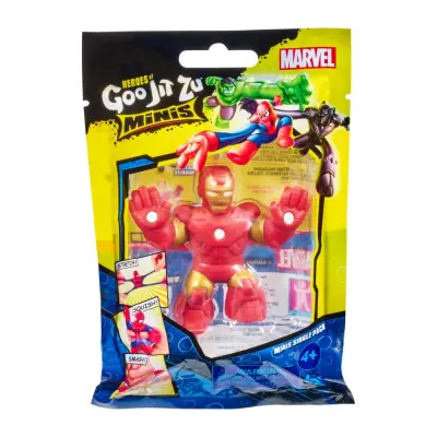 Goo Jit Zu Minis Marvel (Välja mellan olika) : Model - Iron Man