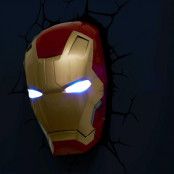 Iron Man 3 3D Vägglampa