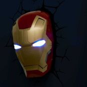 Iron Man 3D Vägglampa