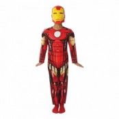 Avengers Iron Man Barn Maskeraddräkt Gul Mask