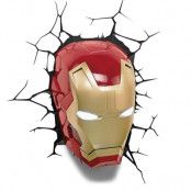Iron Man 3 Mask 3D Dekorationslampa