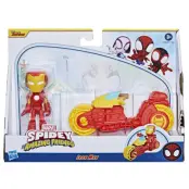 Spidey Amazing Friends Motorcykel Iron Man - Spidey and His Amazing Friends -  Leksaksaffären