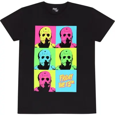 Fredagen den 13:e T-shirt - Jason Pop Art - S L - för Herr - svart
