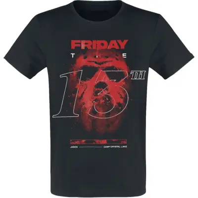 Fredagen den 13:e T-shirt - Jason - Poster - S XXL - för Herr - svart