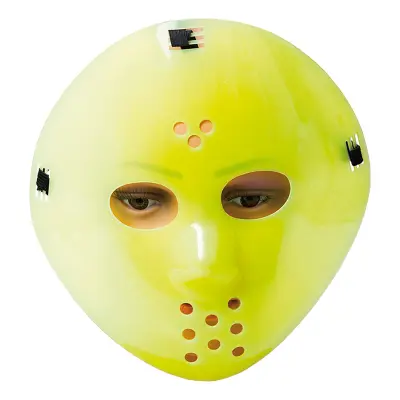 Självlysande Hockeymask - One size