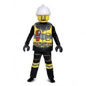 LEGO Brandman Deluxe Maskeraddräkt Barn M