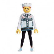 LEGO Cowgirl Barn Maskeraddräkt - Medium