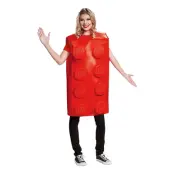 LEGO Kloss Röd Maskeraddräkt - Small/Medium