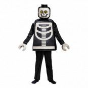 LEGO Skelett Deluxe Barn Maskeraddräkt - Medium