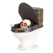 Skelett i Toalettstol Prop