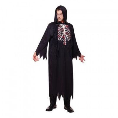 Skelett Lieman Maskeraddräkt