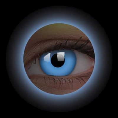 Crazylinser Glow UV Blå