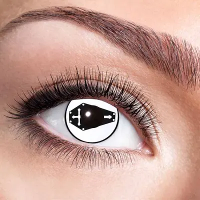 Färgade linser Coffin