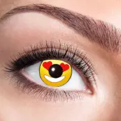 Färgade linser Heart Emoji