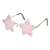 Glasögon Stjärnor Rosa