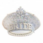 Bride Hatt med Strass & Pärlor - One size