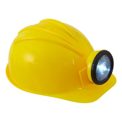 Bygghjälm med Lampa - One size