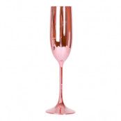 CHAMPAGNEGLAS METALLIC PINK